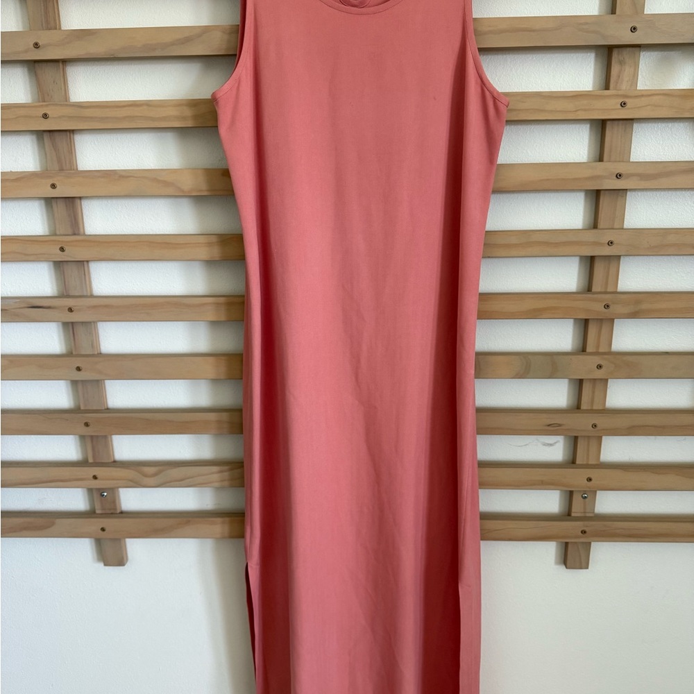 Sleeveless Pink Maxi Dress Tommy Bahama Silk